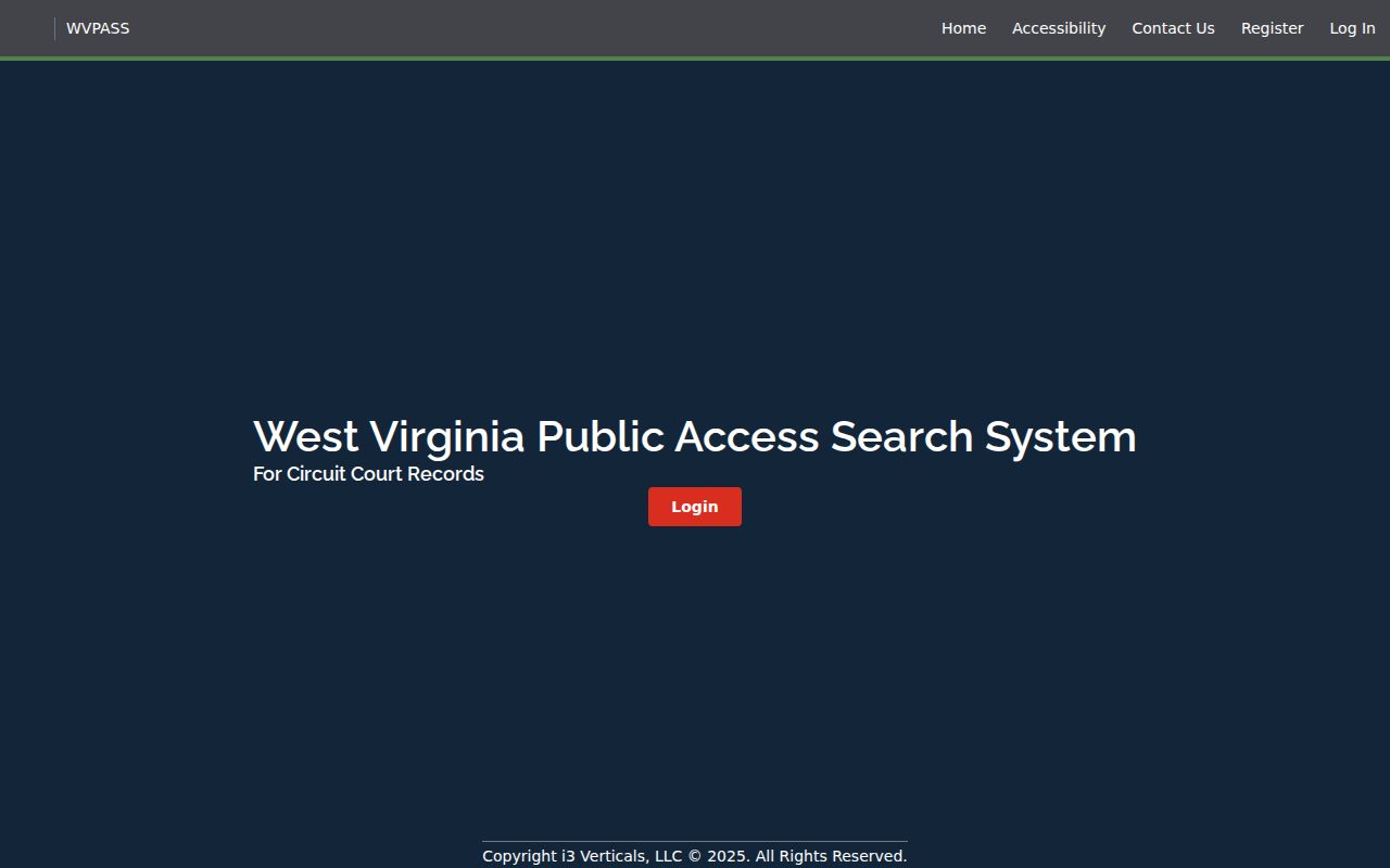 WVPASS login for Brooke County Circuit Court docket records